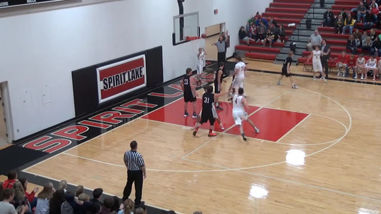 Spirit Lake High School vs. Hall of Pride Ryan Kriener highlights