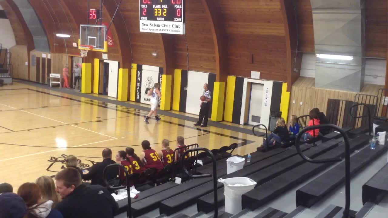 MottRegent High School vs. Grant County High School Maddison Johnson