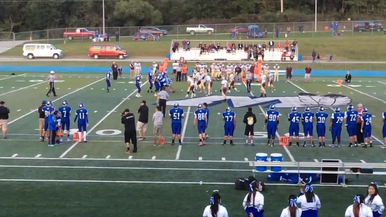 Winnebago High School vs. Wakefield High Cedrick Blackdeer highlights