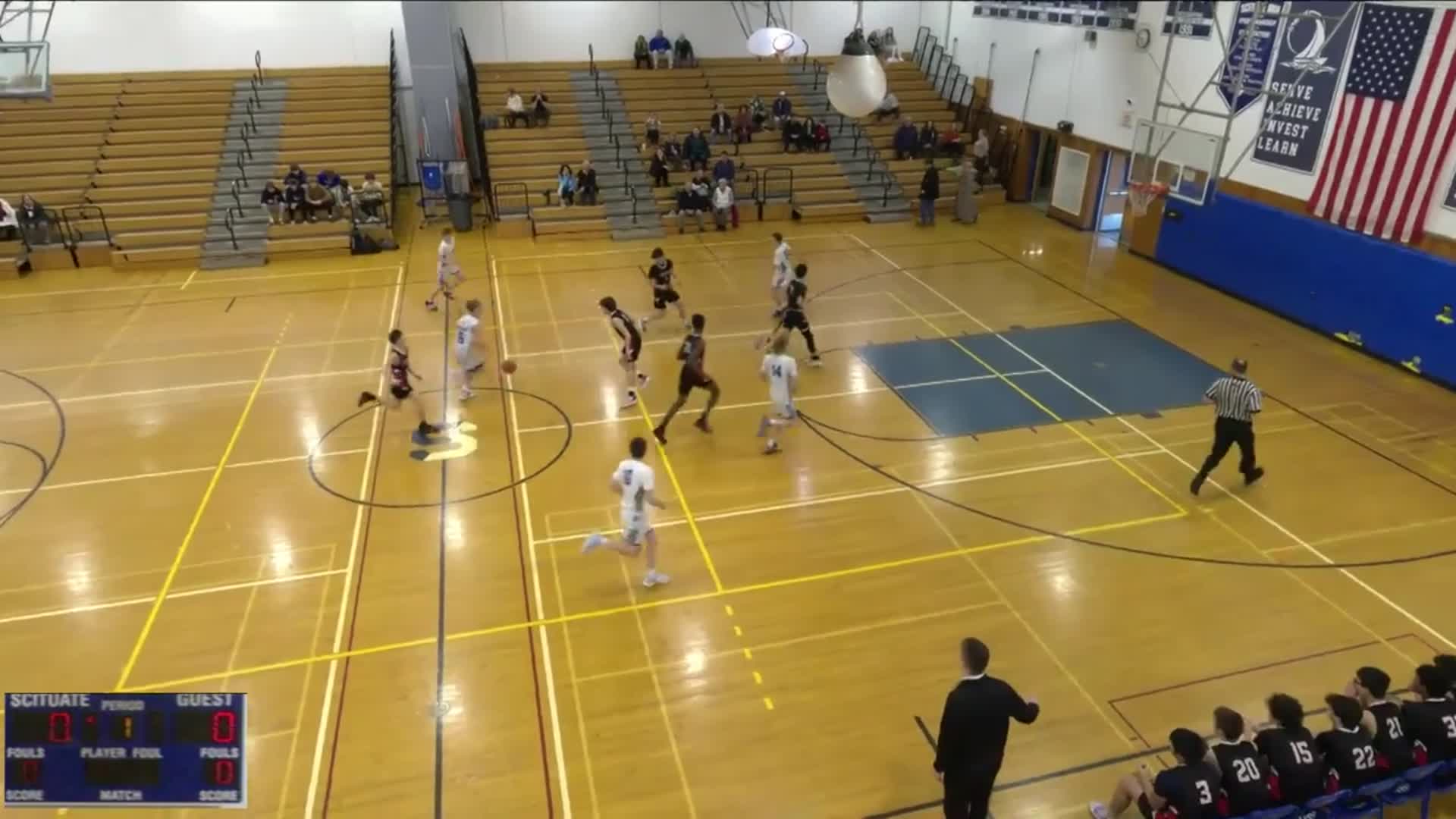 v. North Quincy - 23 Pts - 7/9 3Pts - Corbin Ward highlights - Hudl