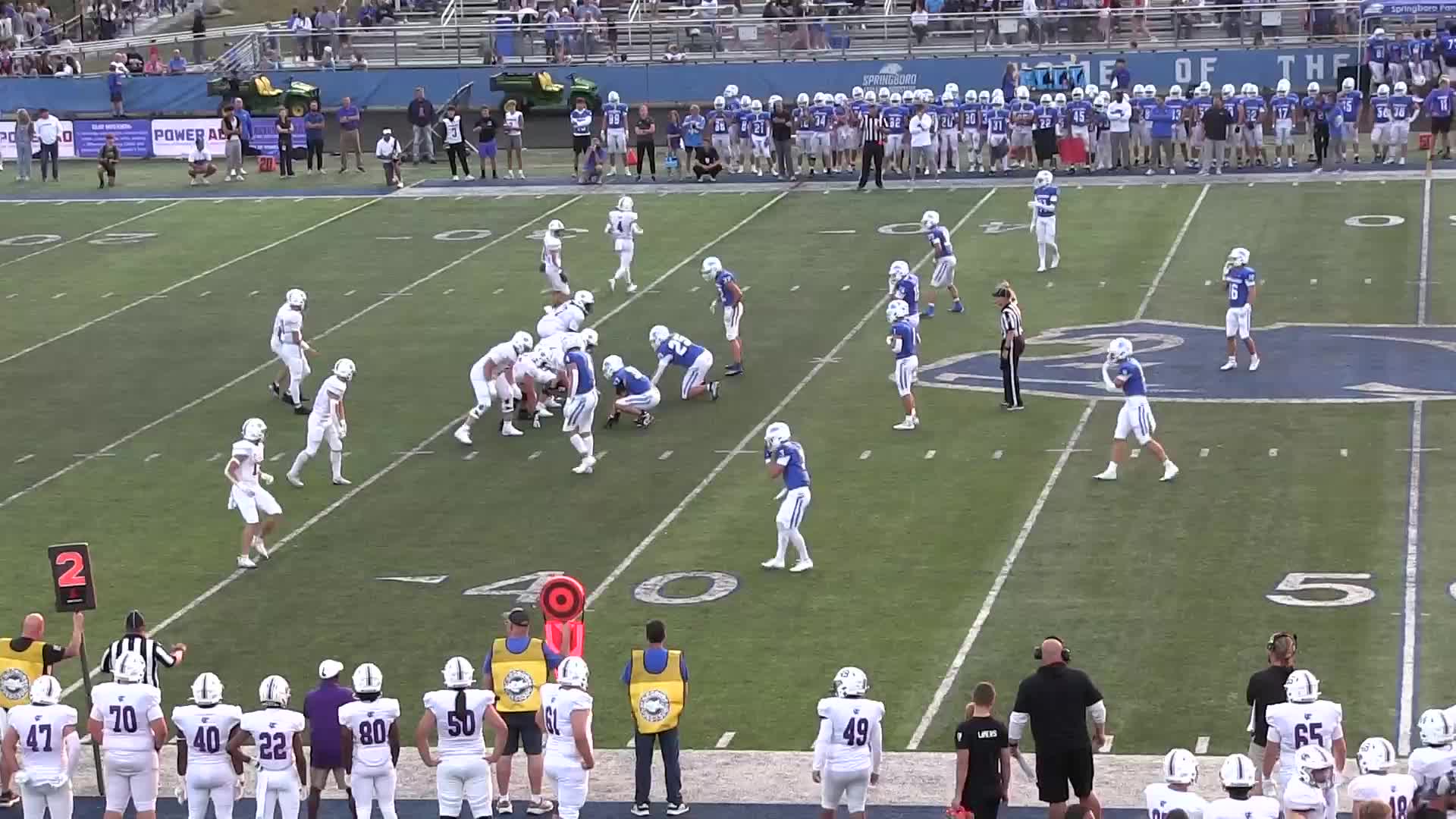 Springboro High School - Nicholas Cassaro highlights - Hudl