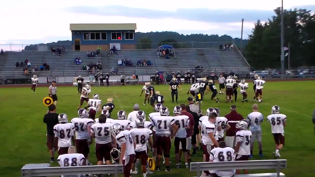 vs. Shady Spring High School Boys Jr. Varsity Football Da'Ron Parks