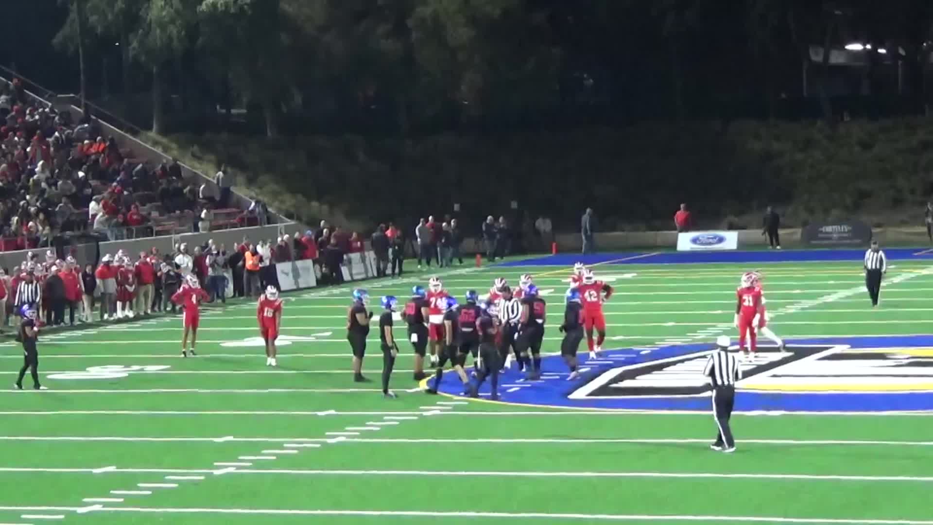 Mater Dei High School Los Alamitos High highlights Hudl