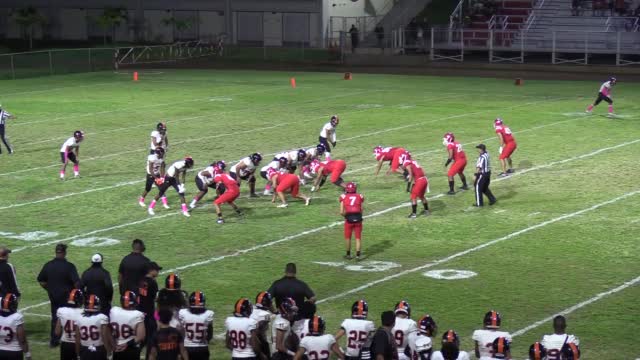 Boys Varsity Football Kahuku High School Kahuku Hawaii
