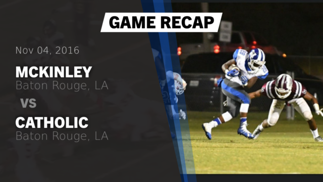 Boys Varsity Football Mckinley High School Baton Rouge