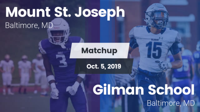 Boys Varsity Football Mount St Joseph High School Baltimore