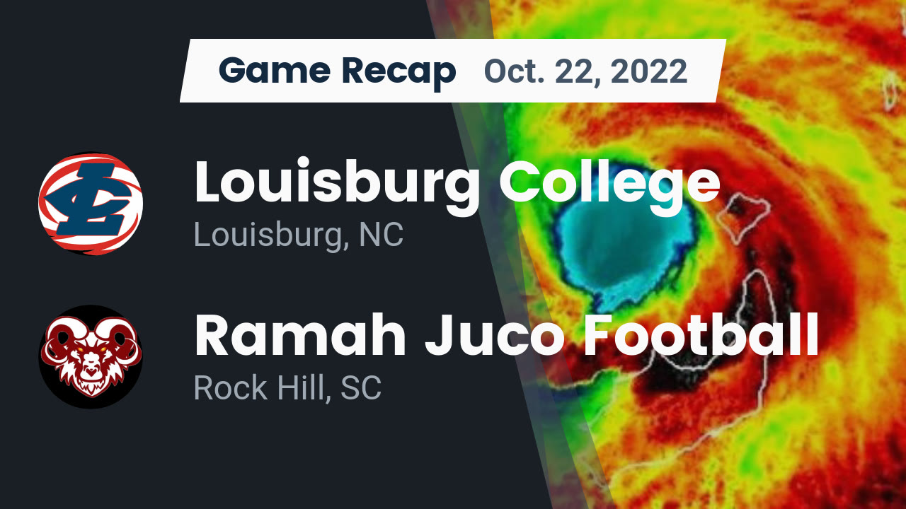 Recap Louisburg College vs. Ramah Juco Football 2022 Louisburg