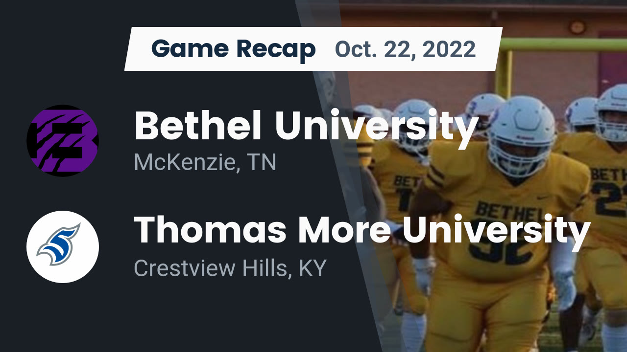 Recap Bethel University vs. Thomas More University 2022 Bethel