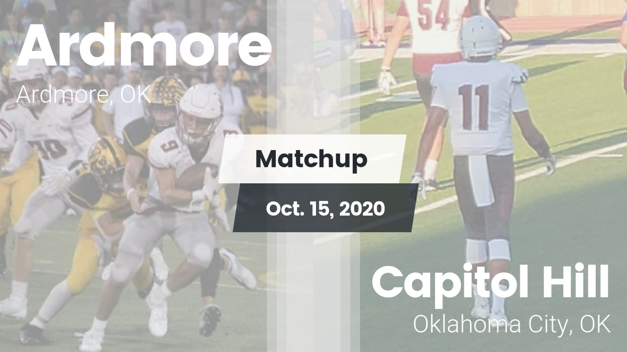 Ardmore High School Ok Varsity Football