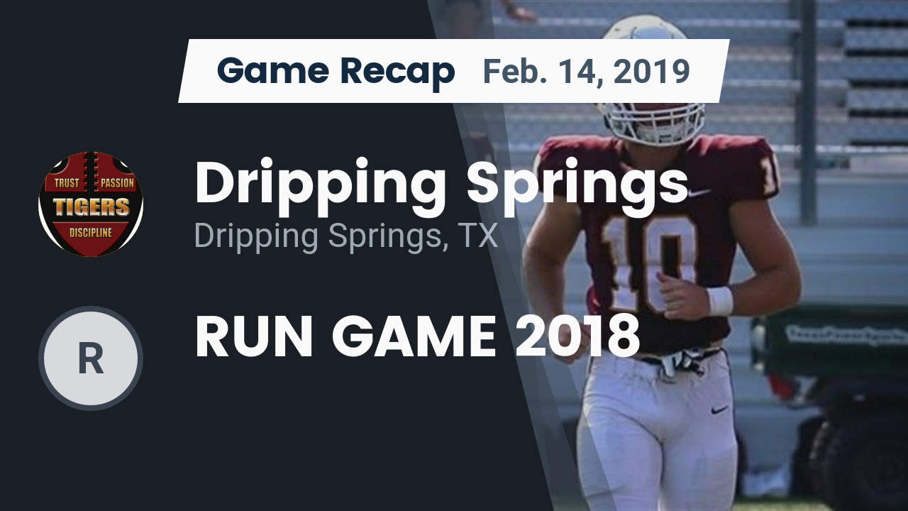 Dripping Springs Hs Football Video Recap Dripping Springs Vs