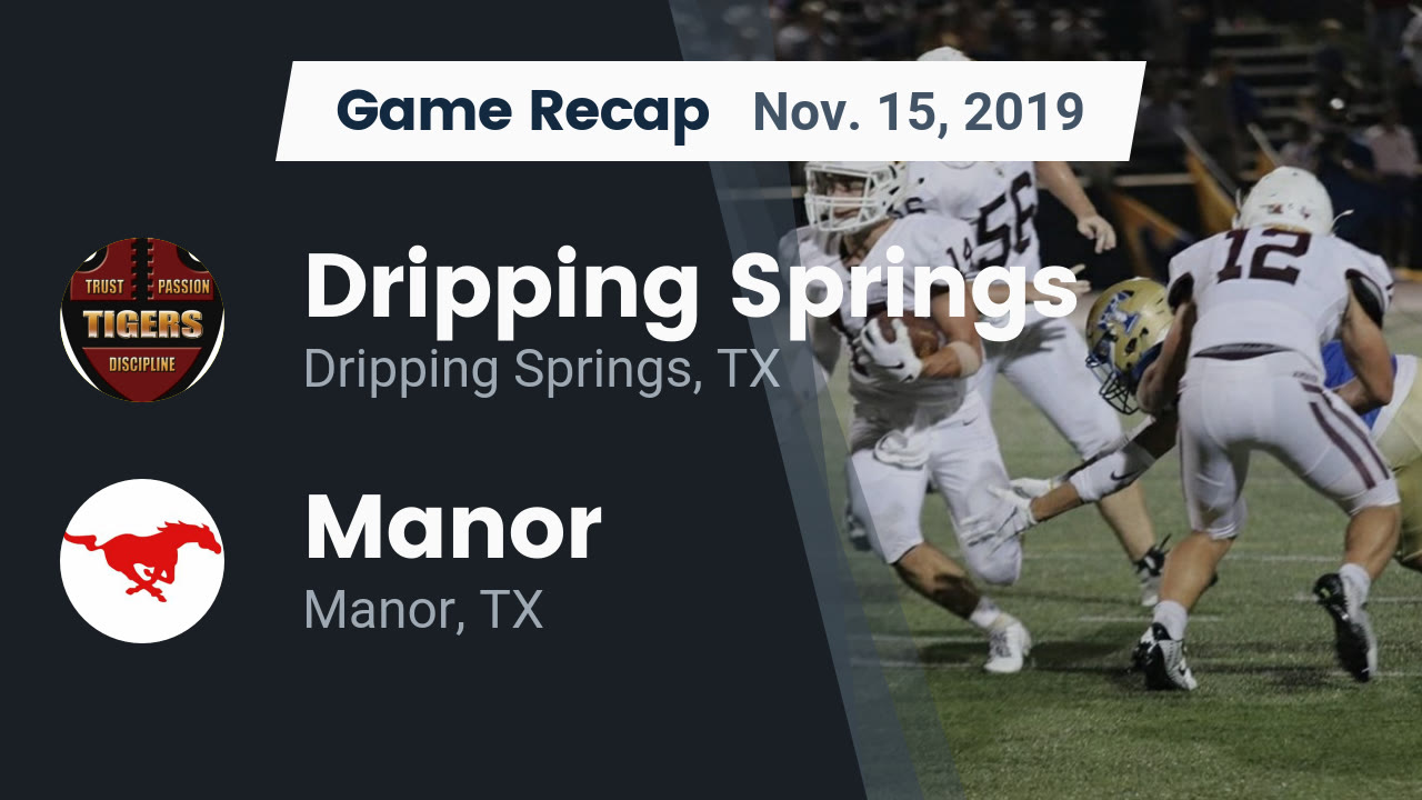 Dripping Springs Hs Football Video Recap Dripping Springs Vs