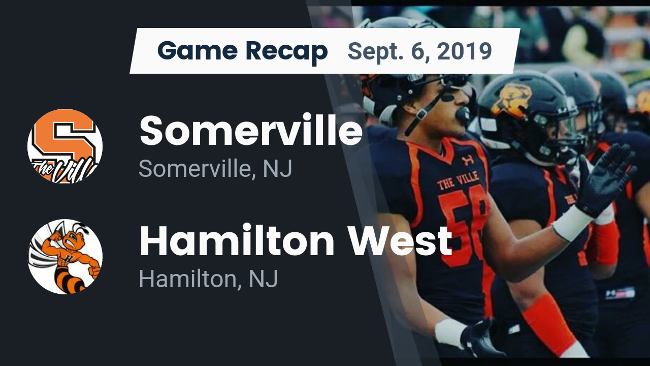 Somerville Hs Football Video Recap Somerville Vs Hamilton West