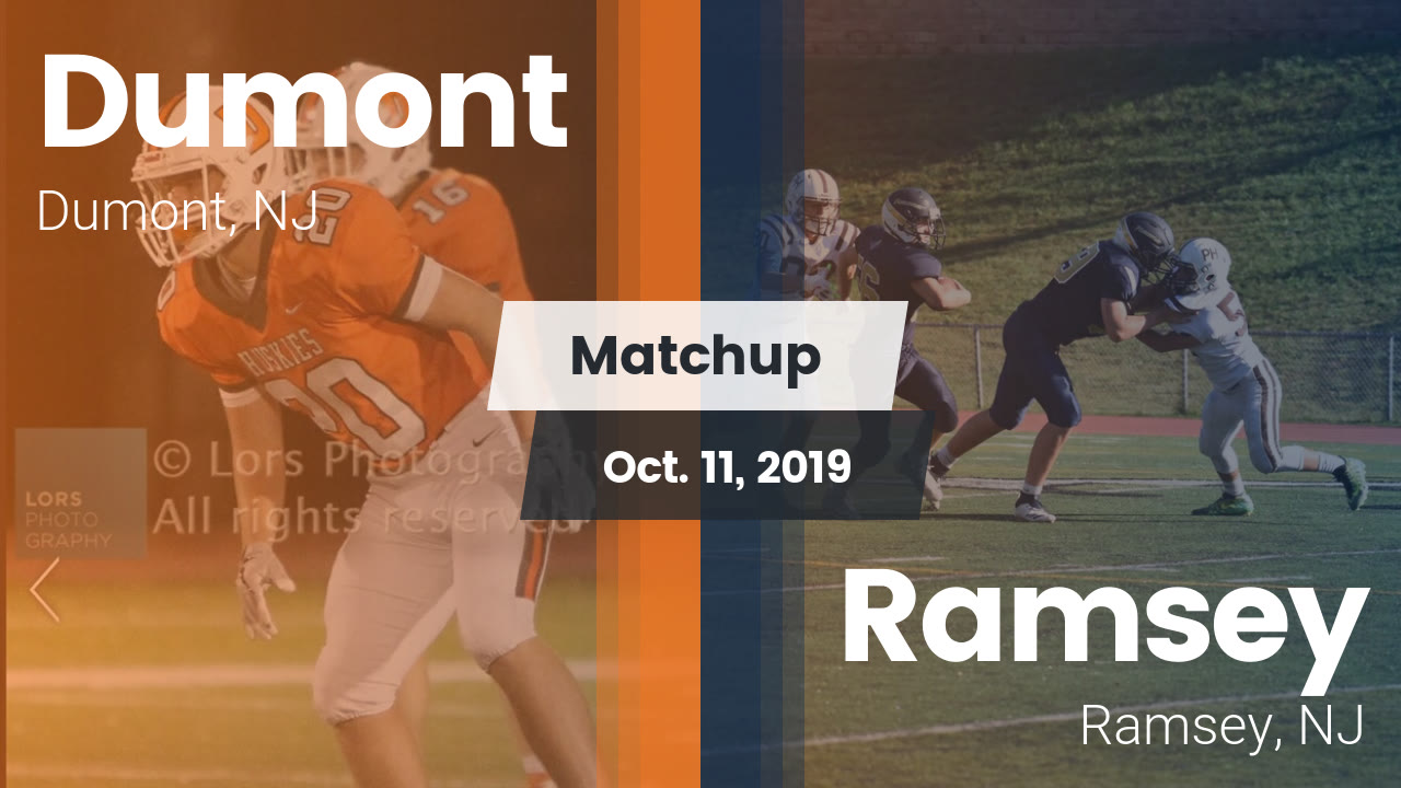 Dumont HS Football Video "Matchup Dumont vs. Ramsey 2019" MaxPreps