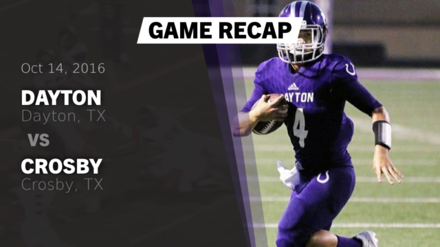 Boys Varsity Football Dayton High School Dayton Texas