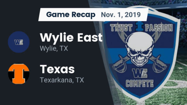 Boys Varsity Football Wylie East High School Wylie Texas