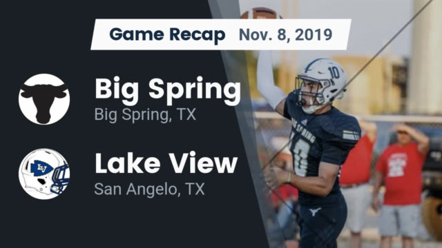 Boys Varsity Football Big Spring High School Big Spring Texas