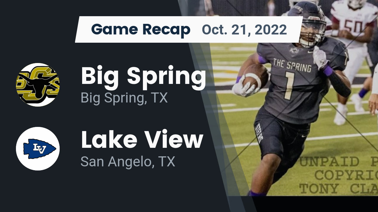 Big Spring High School (TX) Varsity Football