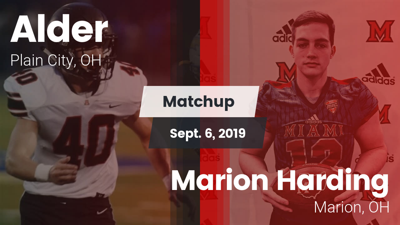 Jonathan Alder Hs Football Video Matchup Alder Vs Marion