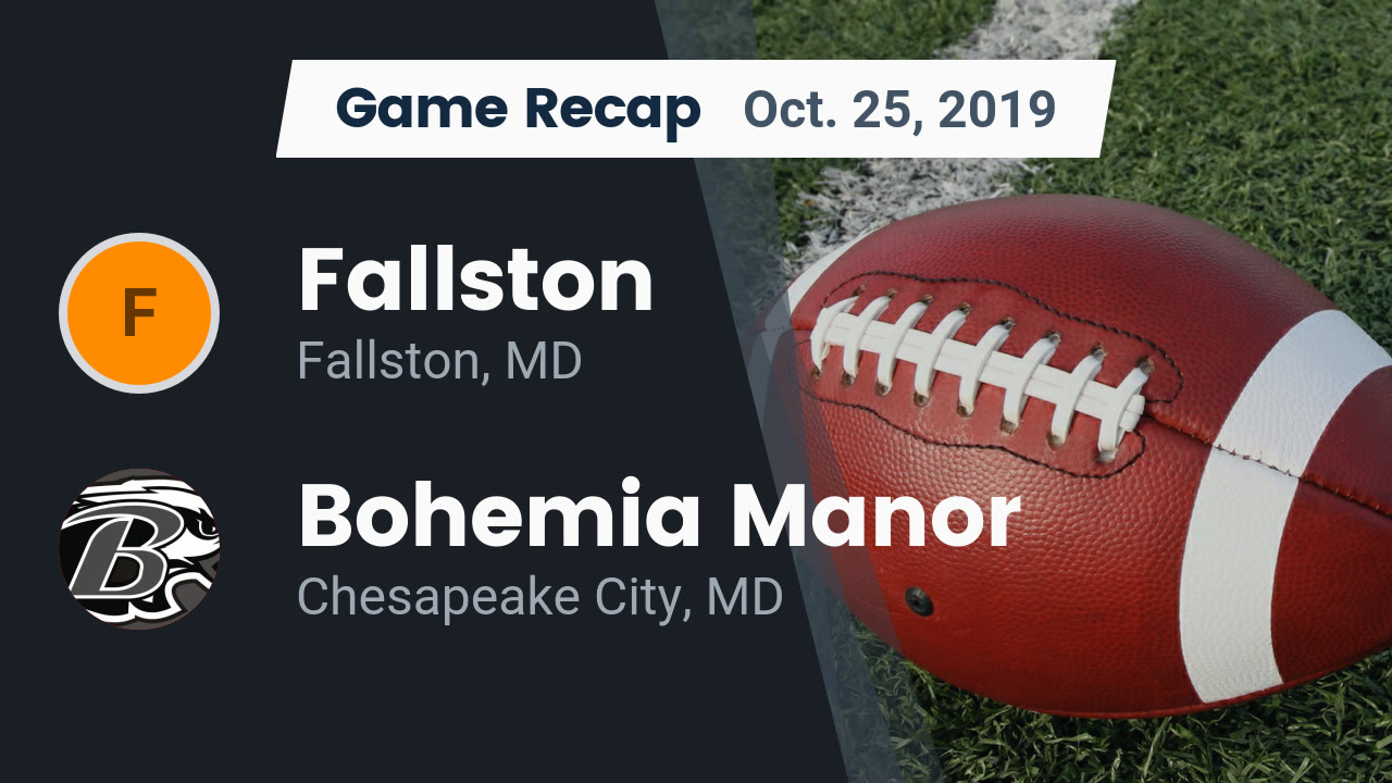 Fallston HS Football Video "Recap: Fallston vs. Bohemia Manor 2019 Fallston HS Football Video "Recap: Fallston vs. Bohemia Manor 2019