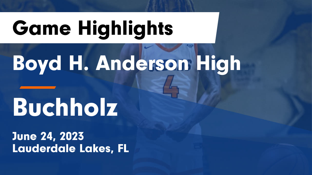 Boyd Anderson (Lauderdale Lakes, FL) High School Sports Football