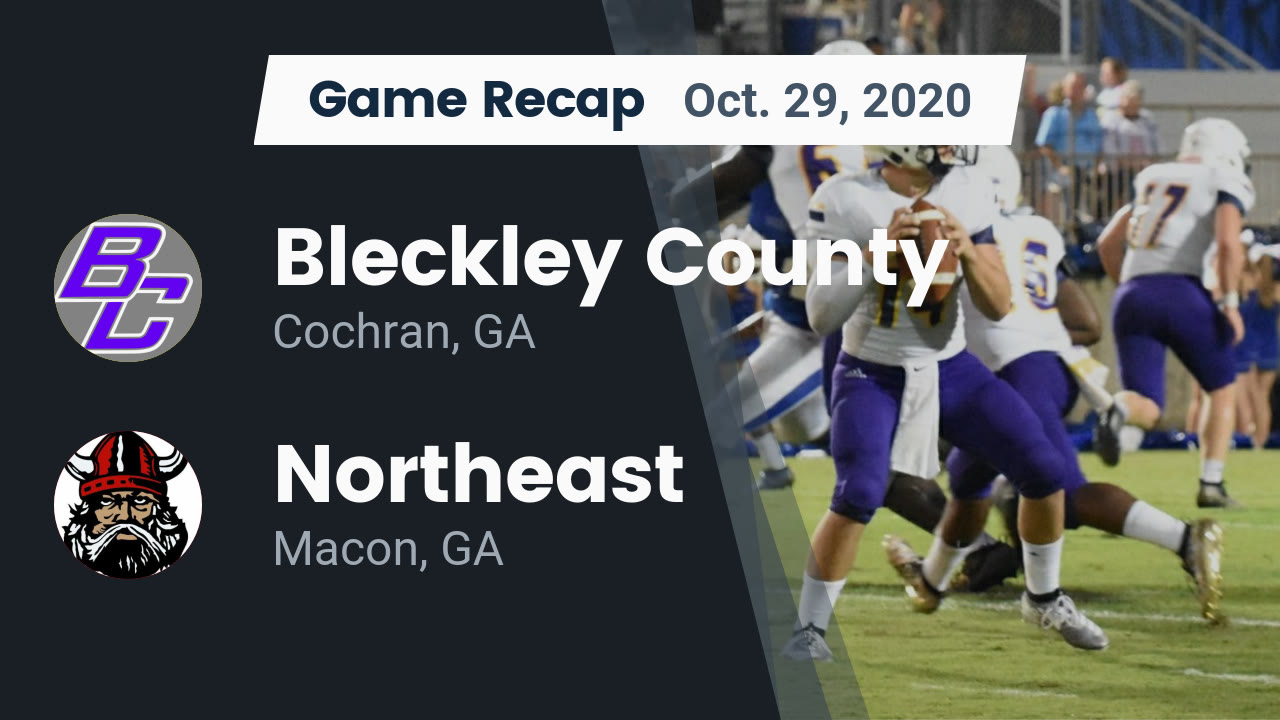 Bleckley County HS Football Video "Recap: Bleckley County vs. Northeast Bleckley County HS Football Video "Recap: Bleckley County vs. Northeast