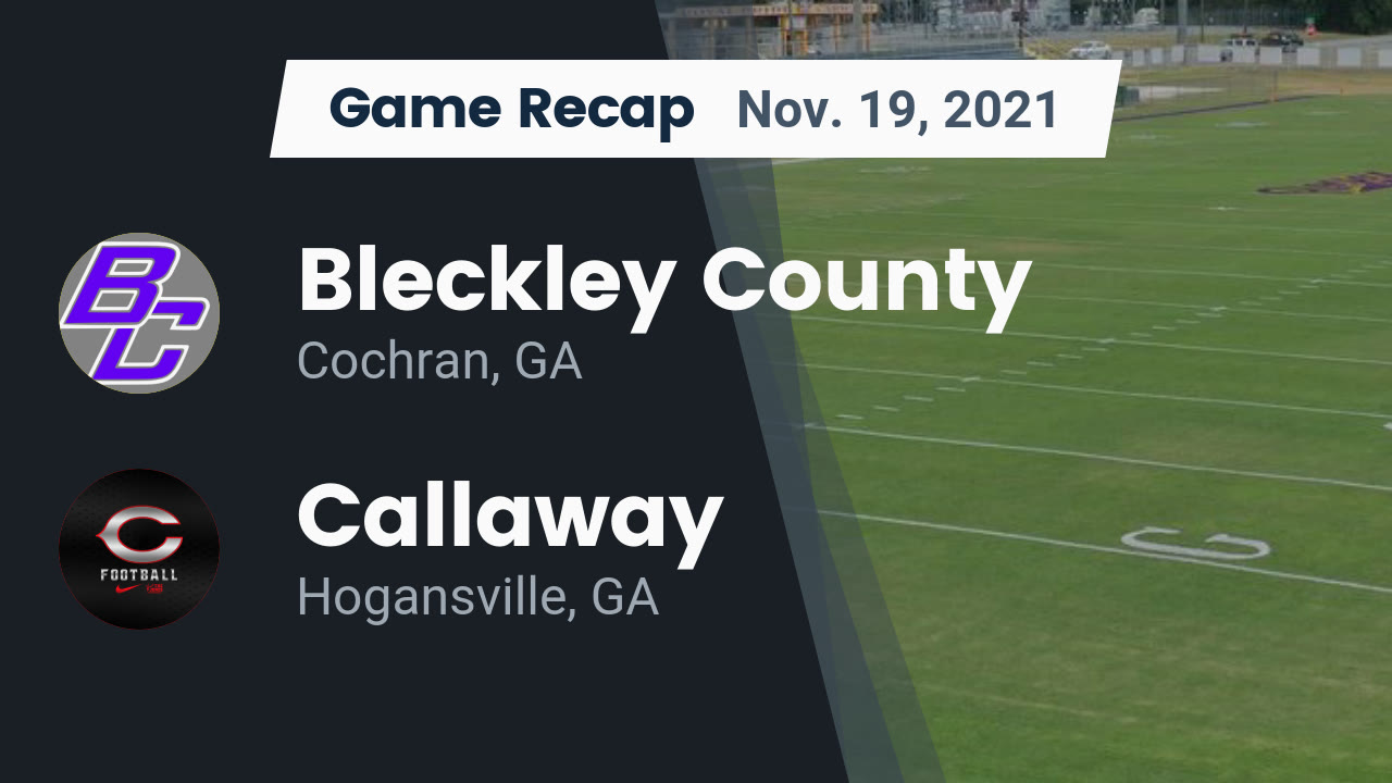 Videos Bleckley County Royals (Cochran, GA) Varsity Football