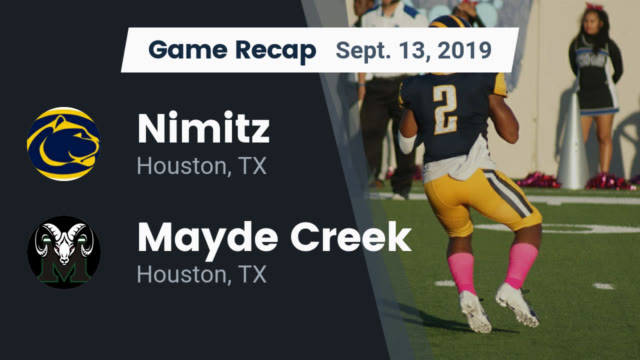 Varsity Football Chester W Nimitz High School Houston Texas