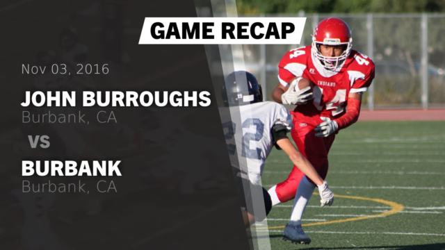 Freshman Football John Burroughs High School Burbank