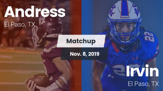 Boys Varsity Football Andress High School El Paso Texas