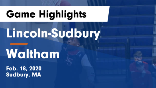Ls Boys Varsity Basketball Lincoln Sudbury High School