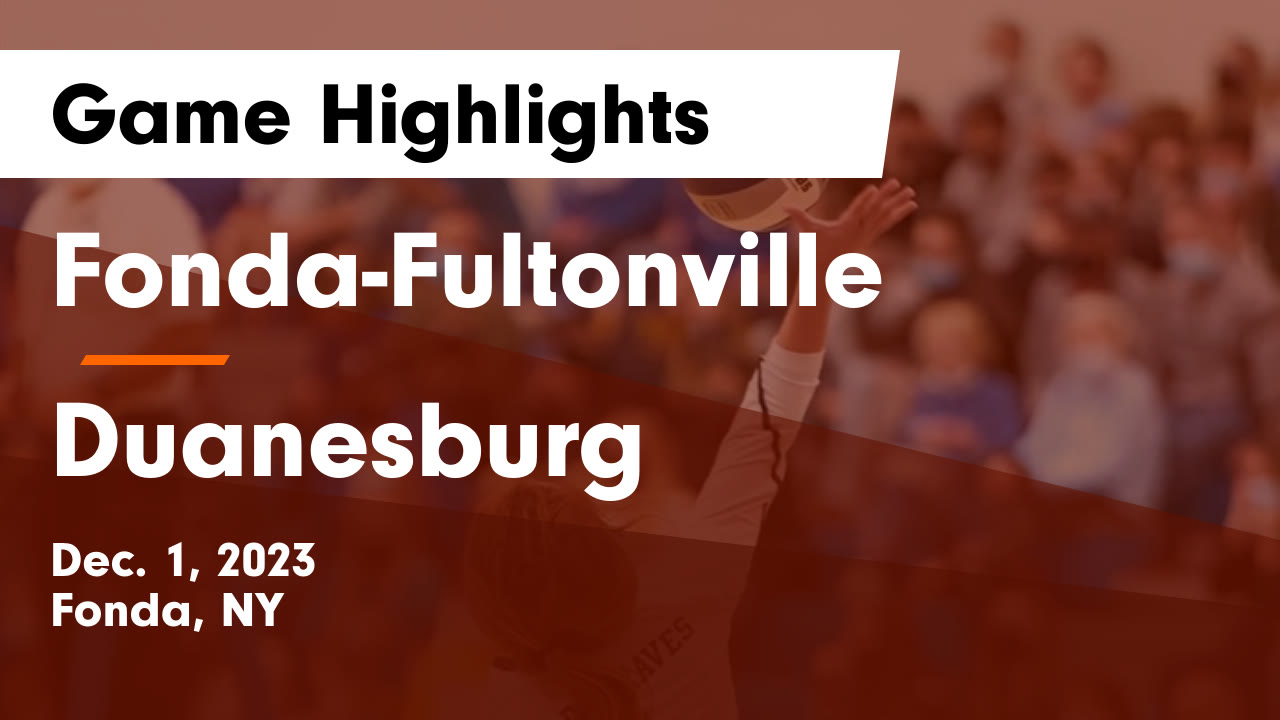 FondaFultonville vs Duanesburg Game Highlights Dec. 1, 2023 Fonda