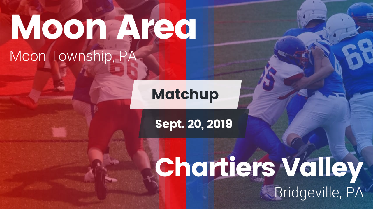 Moon Area Hs Football Video Matchup Moon Area High Vs Chartiers