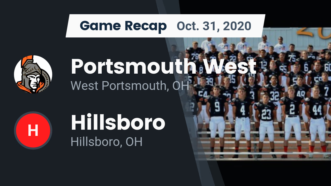 Portsmouth West HS Football Video "Recap: Portsmouth West vs. Hillsboro Portsmouth West HS Football Video "Recap: Portsmouth West vs. Hillsboro