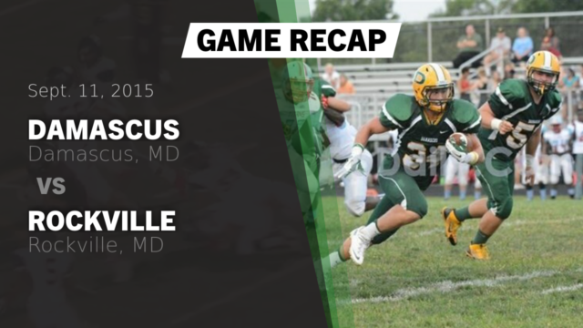 Boys Varsity Football Damascus High School Damascus Maryland