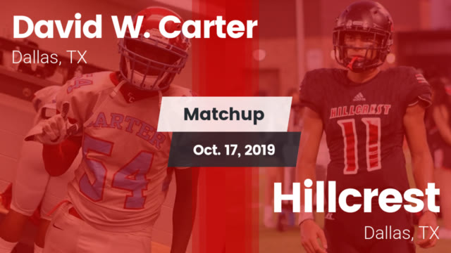Boys Varsity Football David W Carter High School Dallas