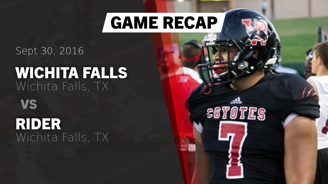 Wichita Falls Hs Football Video Recap Wichita Falls Vs Rider