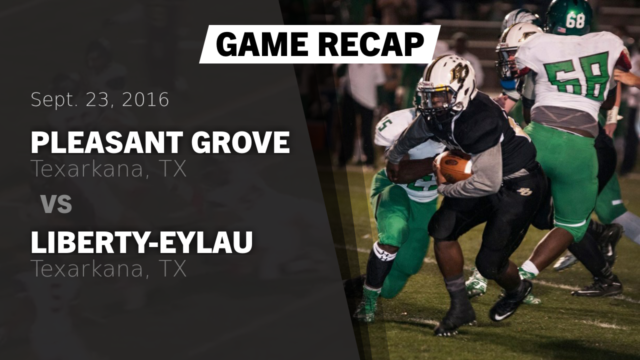 Boys Varsity Football Pleasant Grove High School Texarkana