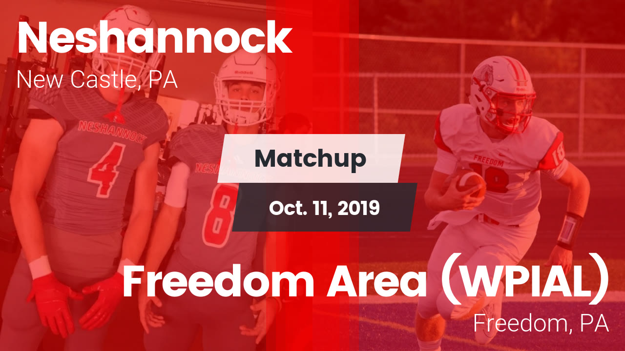 Neshannock Hs Football Video Matchup Neshannock Vs Freedom Area
