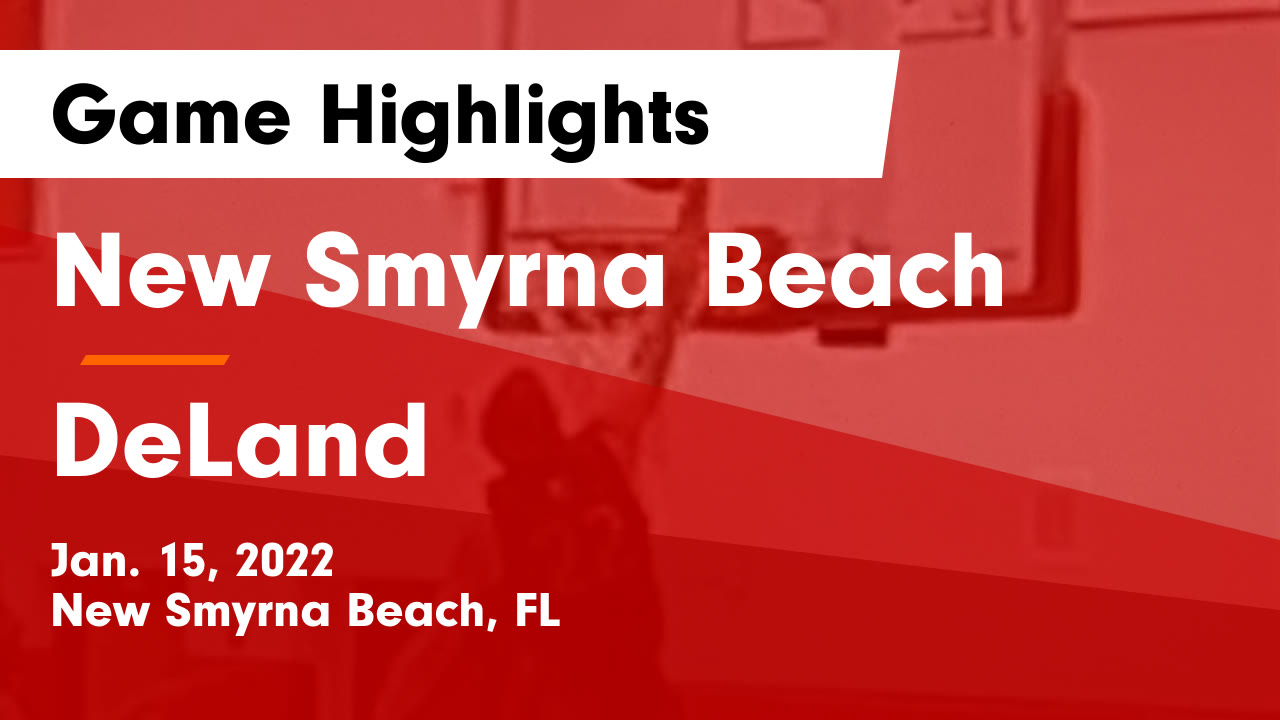 New Smyrna Beach High School Fl Varsity Basketball