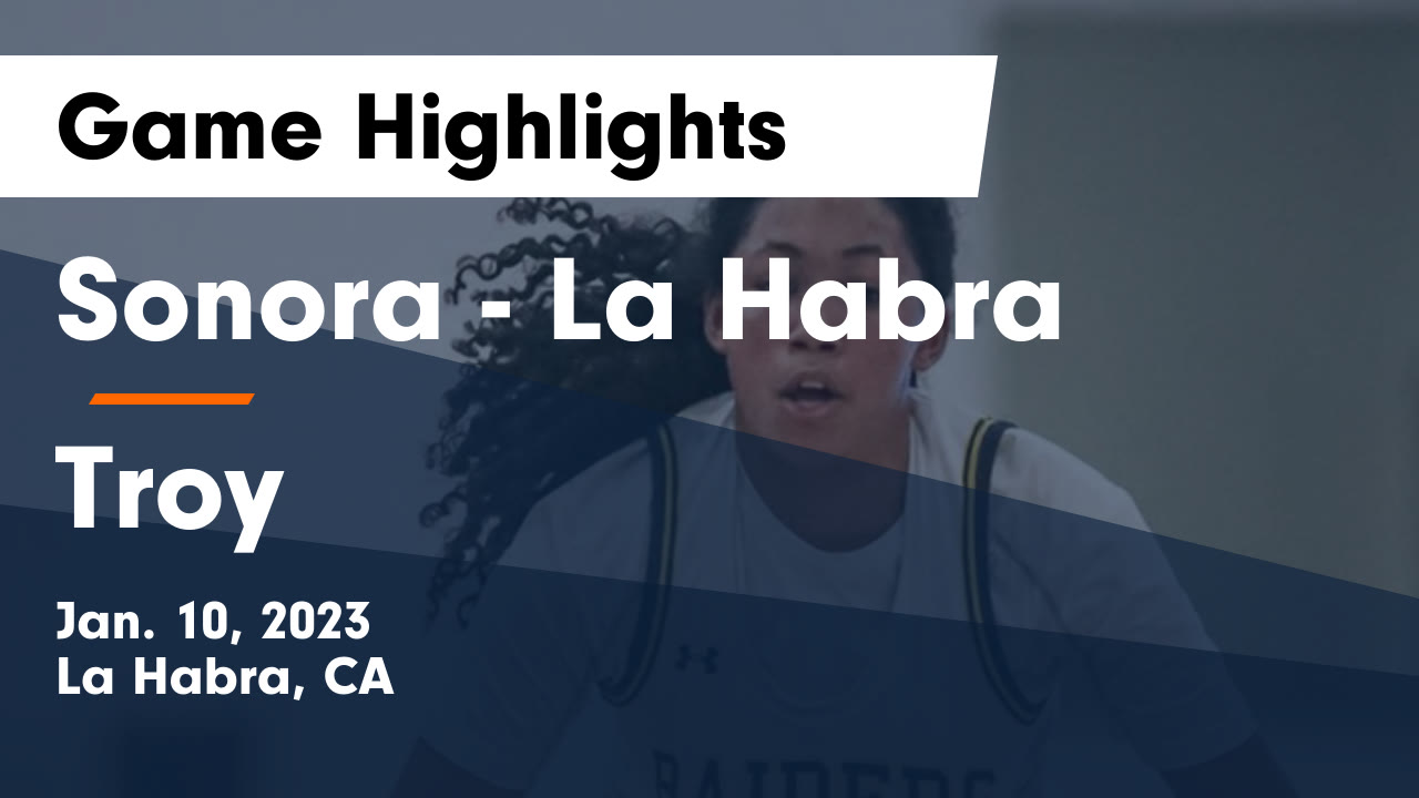 Sonora (La Habra, CA) High School Sports Football, Basketball