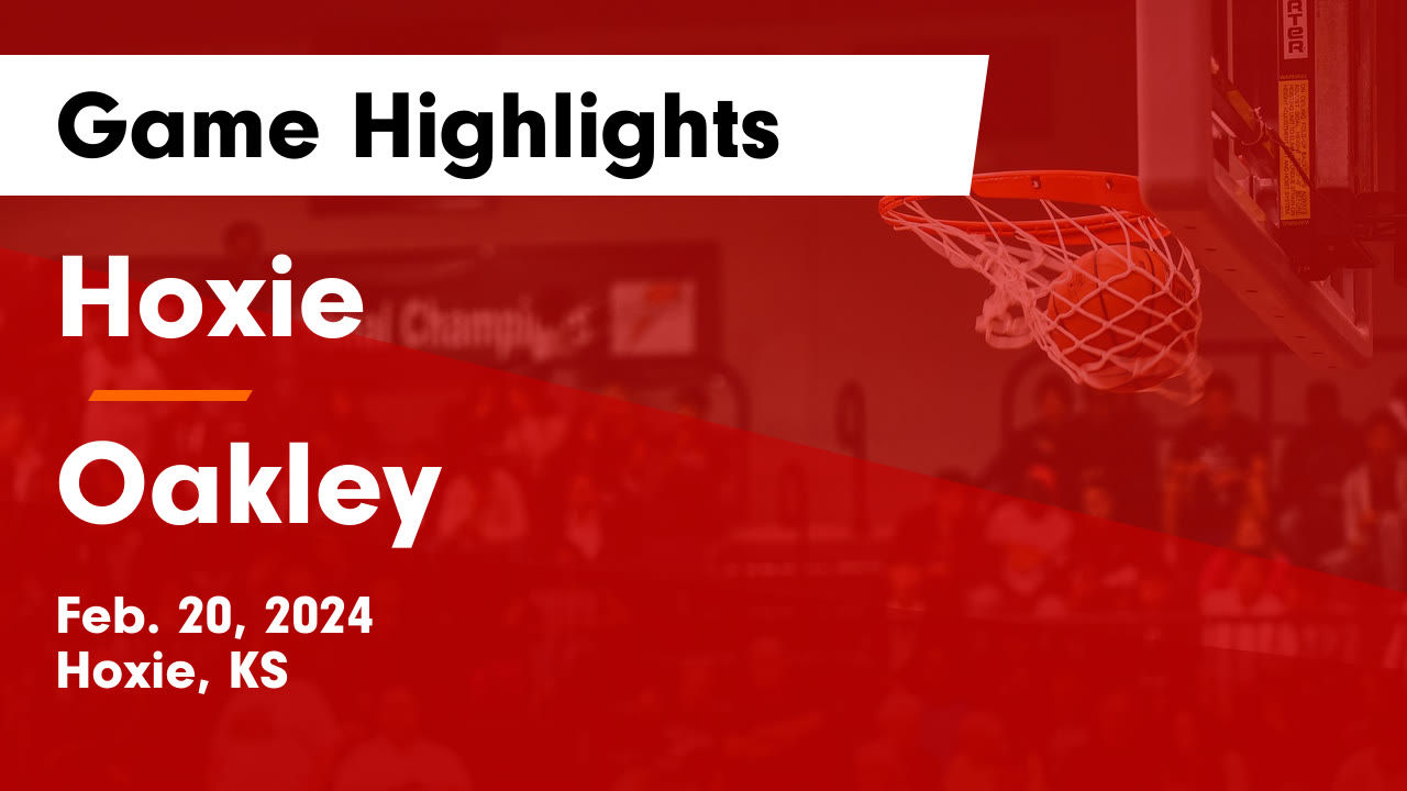 Hoxie vs Oakley Game Highlights Feb. 20, 2024 Hoxie High School