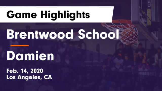 Boys Basketball Brentwood School Los Angeles California