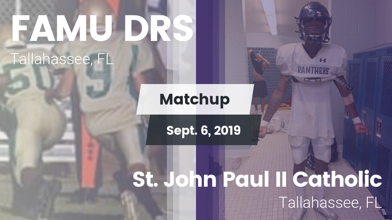 Florida A M Hs Football Video Matchup Famu Drs Vs St John Paul