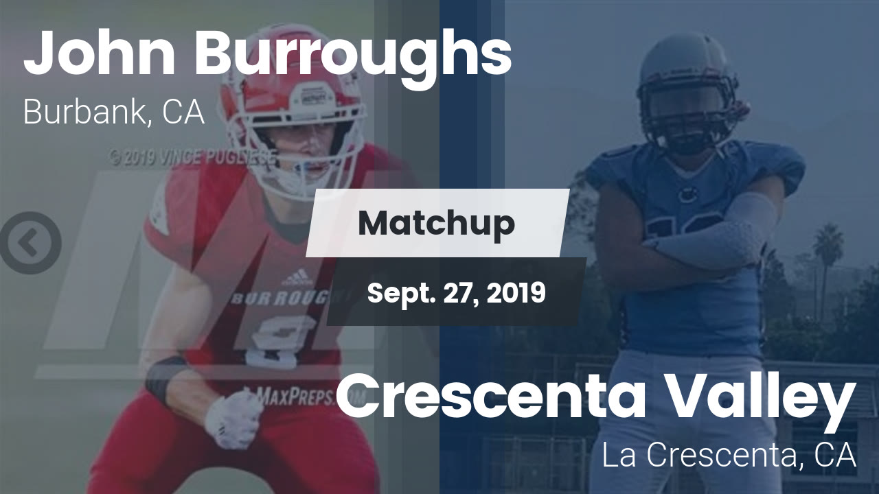 Burroughs Hs Football Video Matchup John Burroughs High Vs
