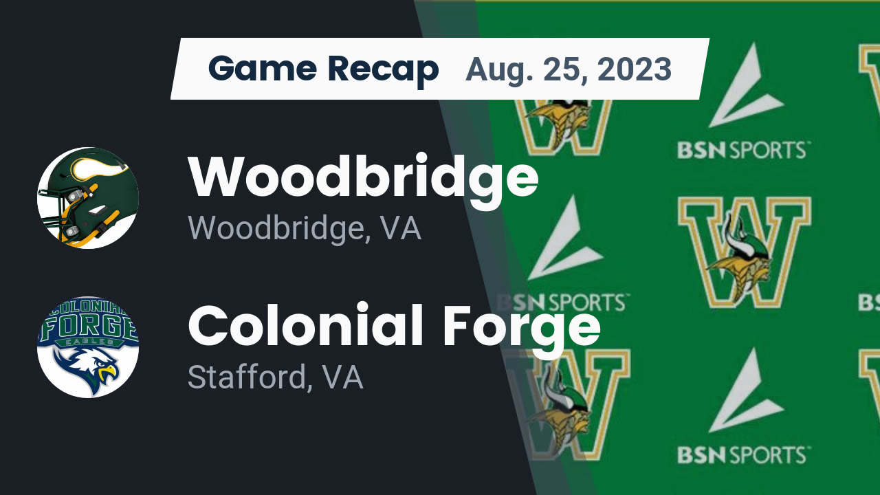 Recap Woodbridge vs. Colonial 2023 Woodbridge High highlights Hudl