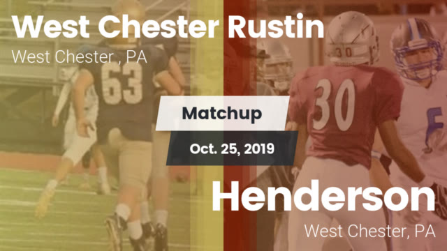 Boys Varsity Football West Chester Rustin High School West