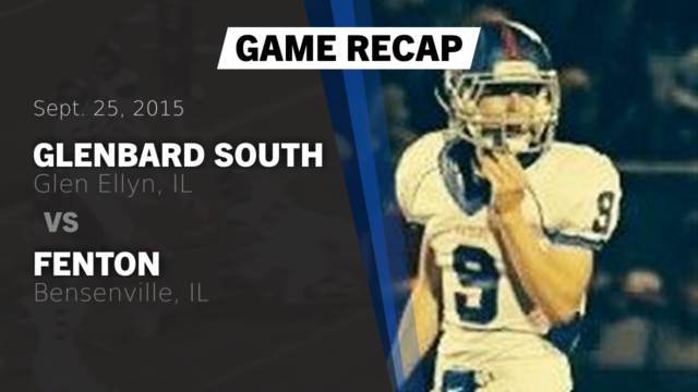 Varsity Football Glenbard South High School Glen Ellyn