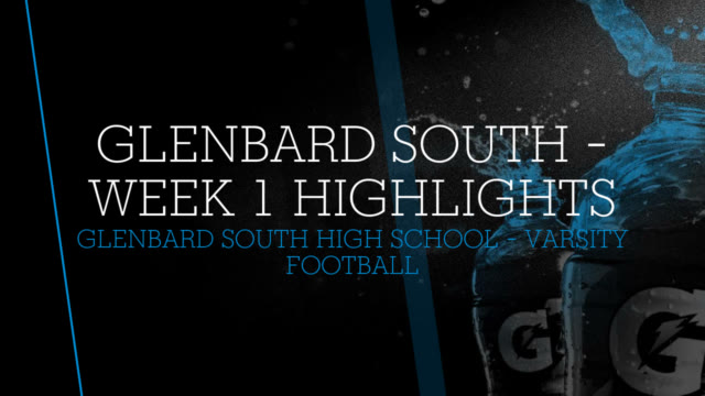 Varsity Football Glenbard South High School Glen Ellyn