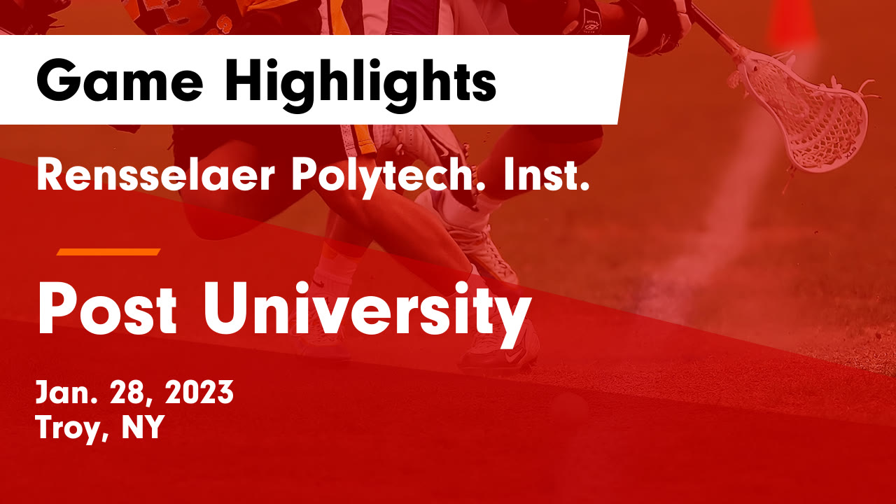 Rensselaer Polytech. Inst. vs Post University Game Highlights Jan. 28