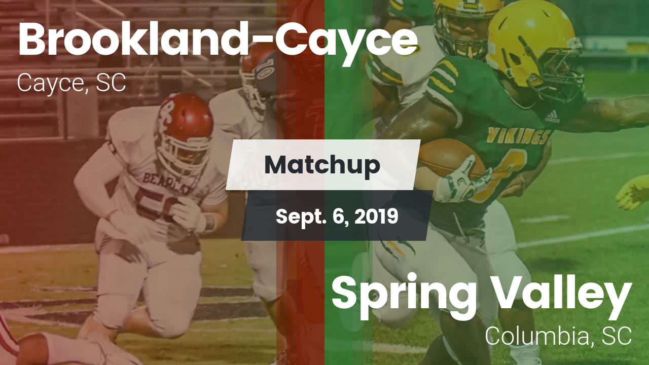 Brookland Cayce Hs Football Video Matchup Brookland Cayce Vs